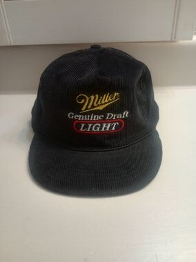 Miller Genuine Draft Vintage Corduroy Snapback Hat